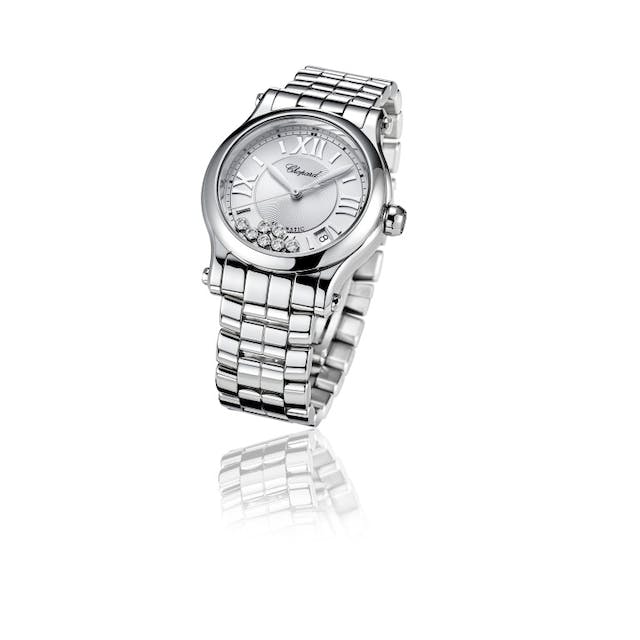 Chopard Mod. Happy Sport Automatic W/Diamonds