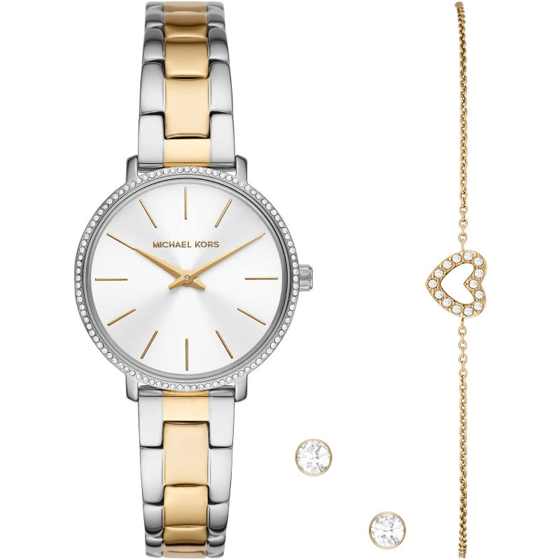 Michael Kors Mod. Pyper Special Pack (Watch-Bracelet-Earrings)